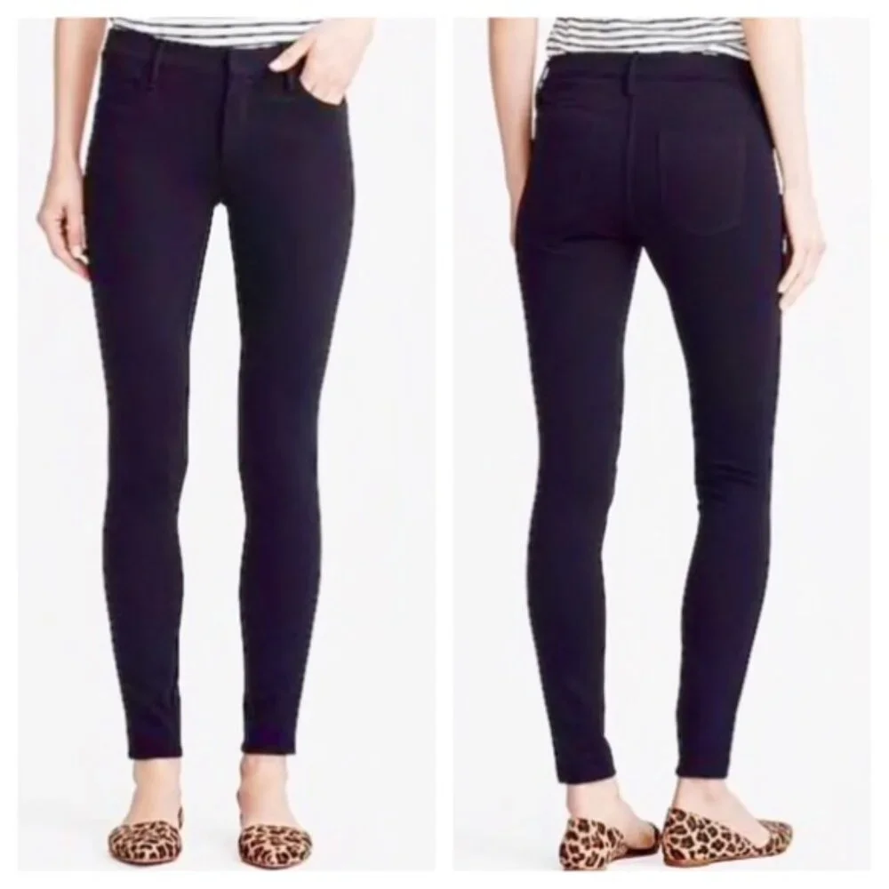 J. Crew‎ Gigi Pant Navy Blue Skinny Stretch 4 Slim Business Casual Career Work